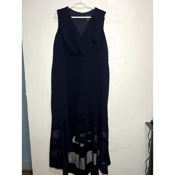 Xscape blue hi low maxi dress size 18W - Picture 1 of 8